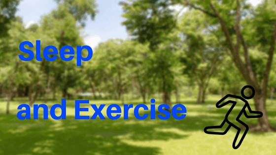 Make Sleep and Exercise a GOAL in 2018